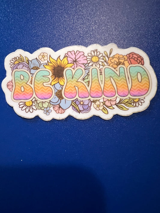 Be Kind Waterproof Sticker